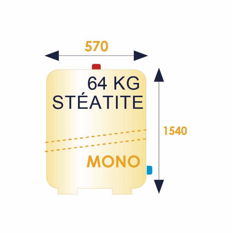 Chauffe-eau électrique vertical stable Stéatite monophasé 250 L - CHAFFOTEAUX - 3000600