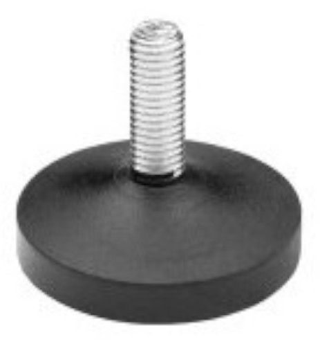 Vérin de réglage diamètre 30mm M10x32 mm noir - FORTAPS - 45-30 M10