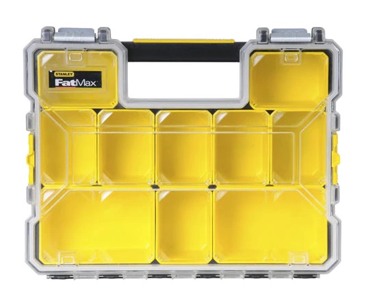 Organiseur étanche Fatmax® profondeur 106mm - 10 compartiments amovibles - STANLEY - 1-97-518