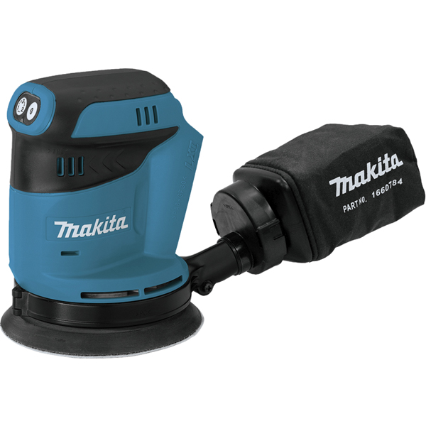 Ponceuse excentrique 18V 125mm (sans batterie ni chargeur) en boite carton - MAKITA - DB0180Z