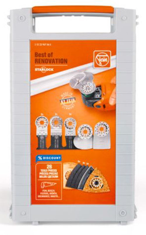 Coffret d'accessoires Best of Starlock renovation 26 pièces - FEIN - 35222967060