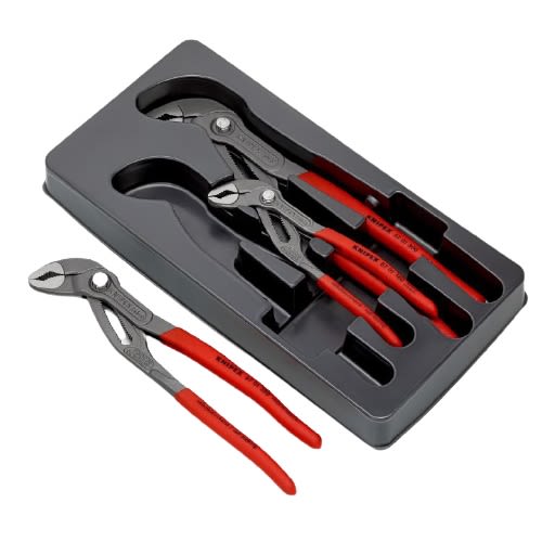 Jeu de 3 pinces multiprises COBRA® - KNIPEX - 00 20 09 V02