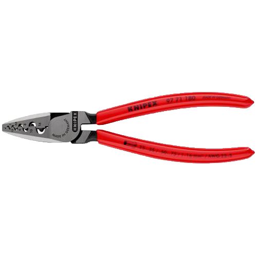 Pince à sertir pour embouts métalliques - KNIPEX - 97 71 180