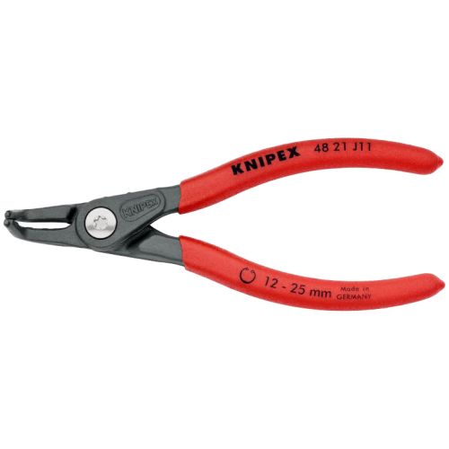 Pince circlips intérieurs 12 à 25mm coudée à 90° avec pointe de 1,3mm  - KNIPEX - 48 21 J11