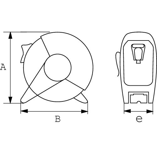 Mesure bi-matière 8mx25mm - SAM OUTILLAGE - UB-825NZ