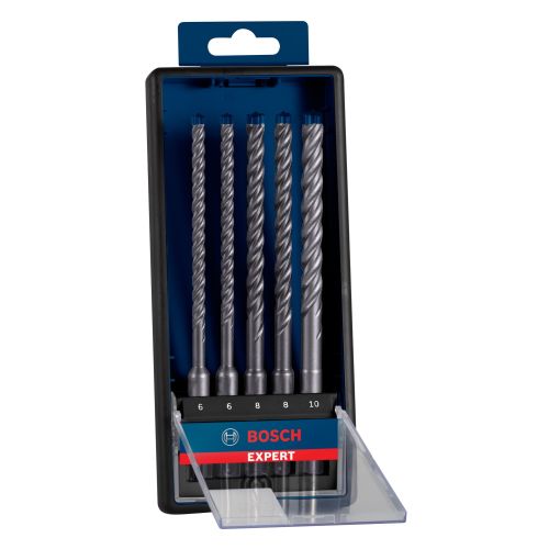 Coffret de 5 forets pour perforateur SDS Plus 7X 6-6-8-8-10mm - BOSCH EXPERT - 2608900198