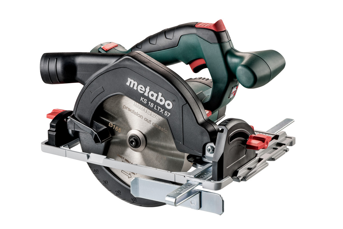 Scie circulaire 18V KS 18 LTX 57 (sans batterie ni chargeur) + coffret METABOX 340 - METABO - 601857840