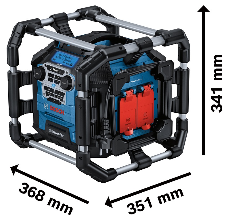 Radio de chantier 18V double alimentation GPB 18V-5 SC - BOSCH - 06014A41W0