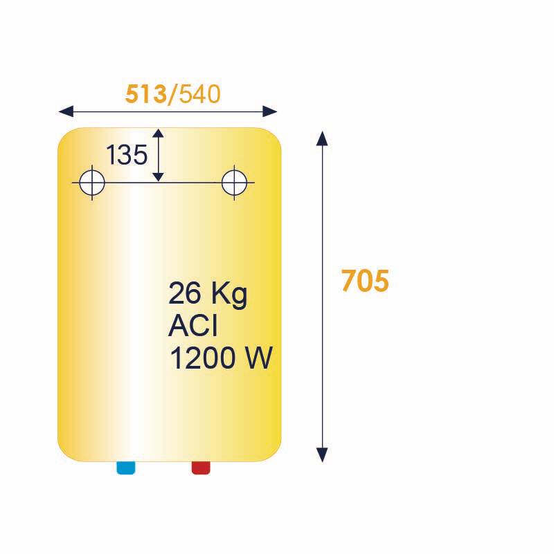 Chauffe-eau électrique mural ZENEO ACI Hybride 75L - ATLANTIC – 153108