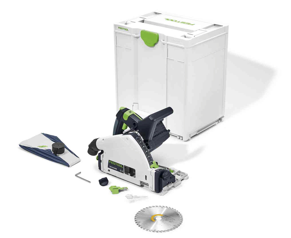 Scie plongeante 36V TSC 55 KEB-Basic (sans batterie ni chargeur) + SYSTAINER 3 - FESTOOL - 576712