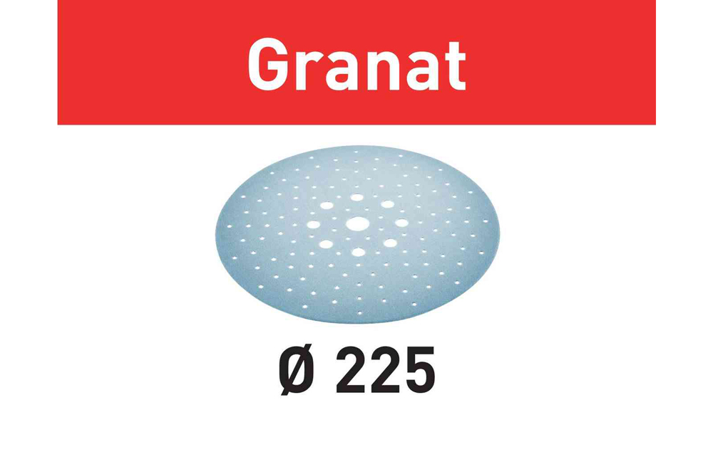 Disque abrasif GRANAT STF D225/128 P120 GR/25 - FESTOOL - 205657