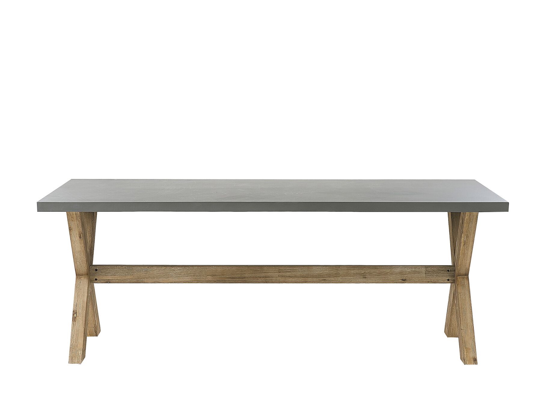 Table de jardin WOODY fibre de ciment et acacia - SETWOODY