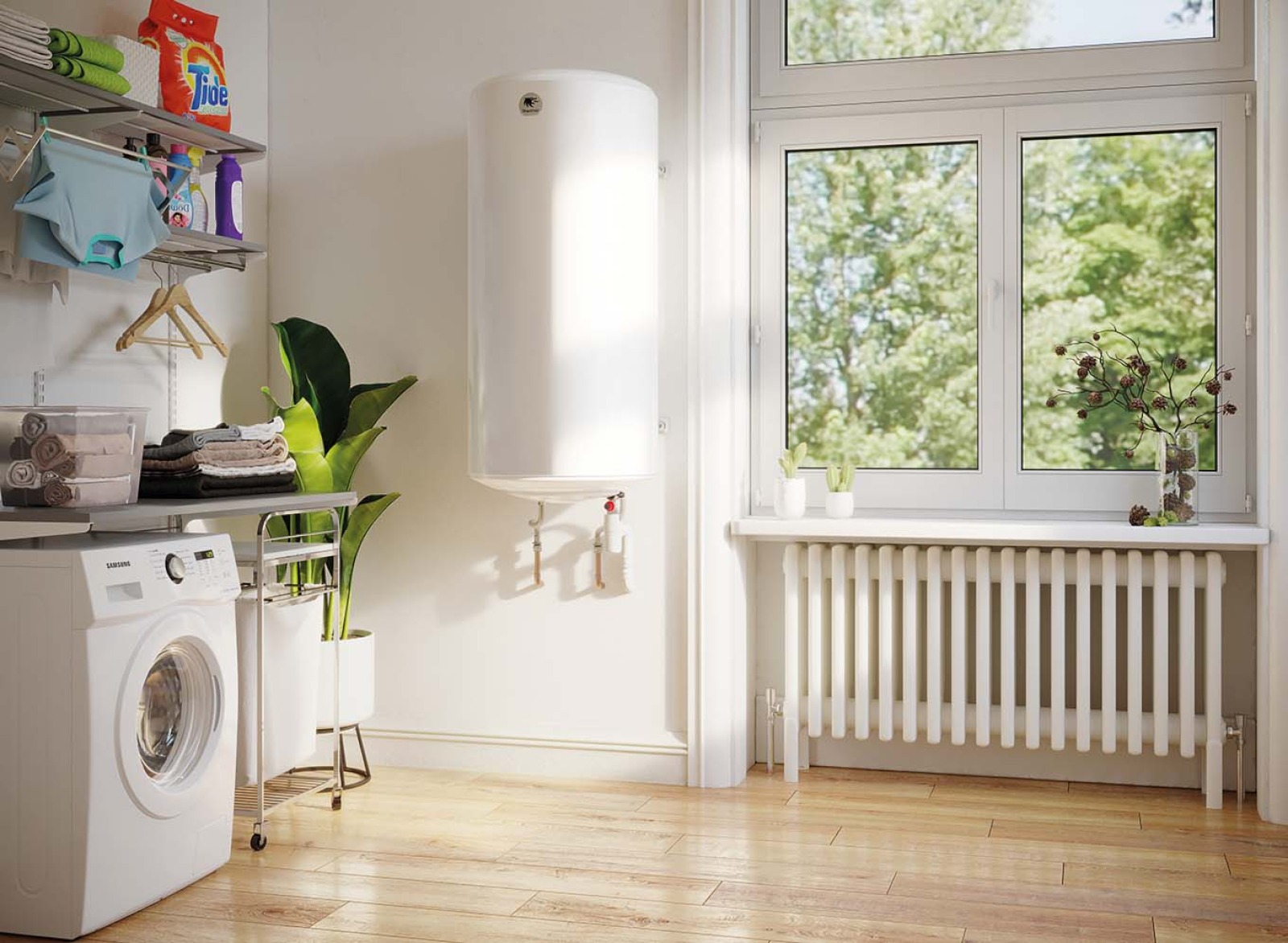 Chauffe-eau électrique vertical mural STÉATIS 150L - THERMOR - 251178