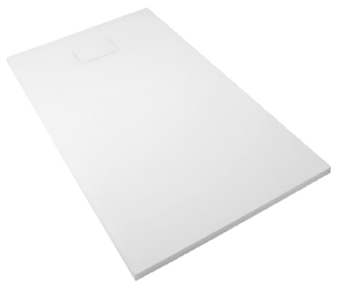 Receveur ONYX 1200x700mm extra plat blanc adapté PMR - AKW - 12824WH-CH