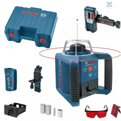 Laser roratif 2x1,5V GRL 300 HV Professional rouge en coffret - BOSCH - 0601061501