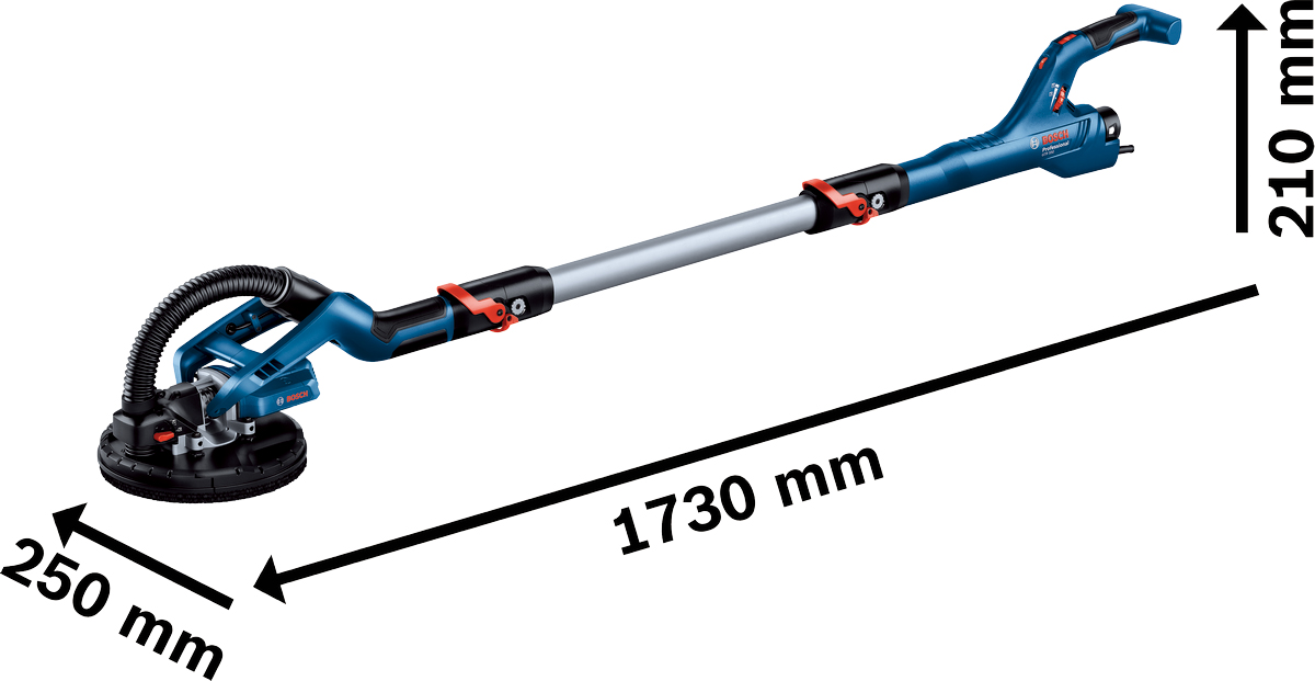 Ponceuse plaquiste 550W GTR 55-225 + coffret - BOSCH - 06017D4000