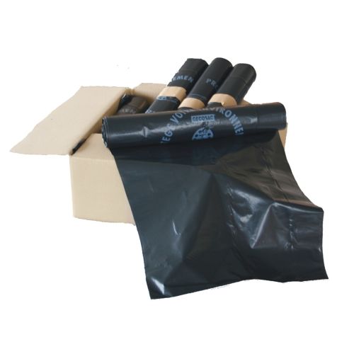 500 sacs poubelle noirs 30l PEBD standard - SAC030130