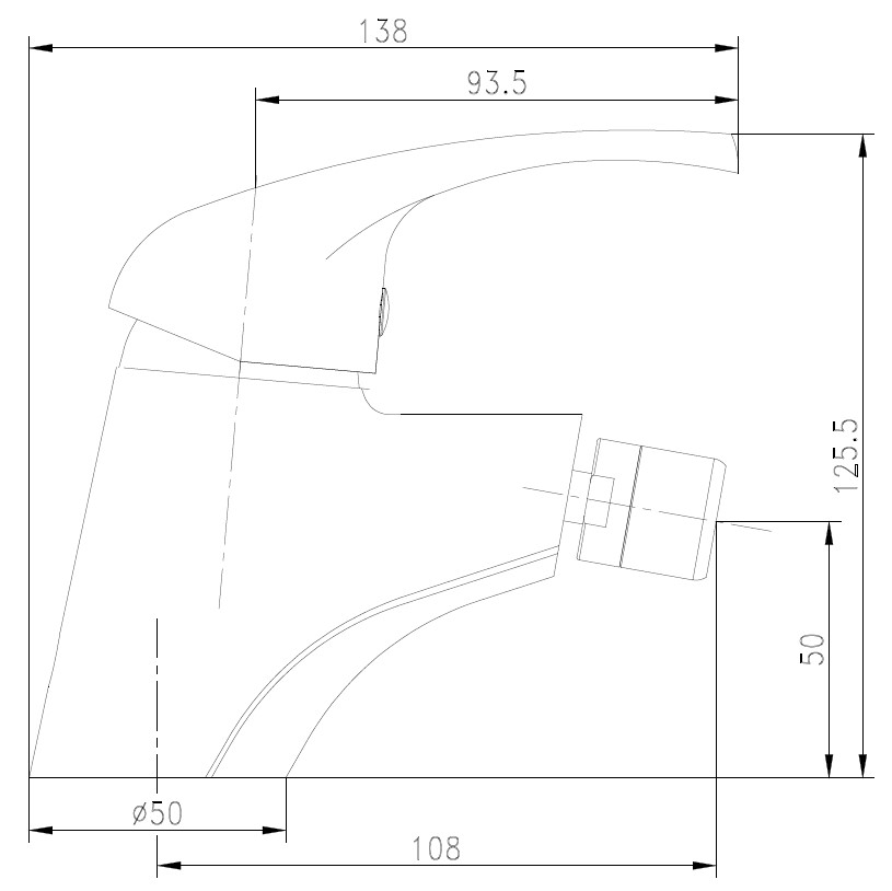 Mitigeur de bidet Nova - GARIS - R01-14005CR