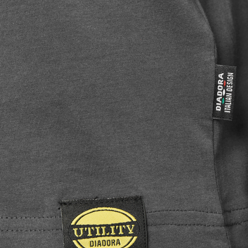 Tee-shirt ATONY ORGANIC à manches courtes gris acier TL - DIADORA SPA - 702.176913