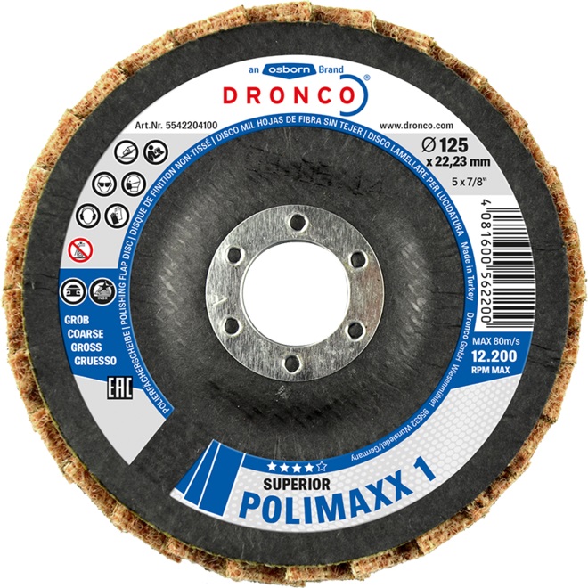 Disque à lamelles de polissage Polimaxx gros - DRONCO - 5542204100