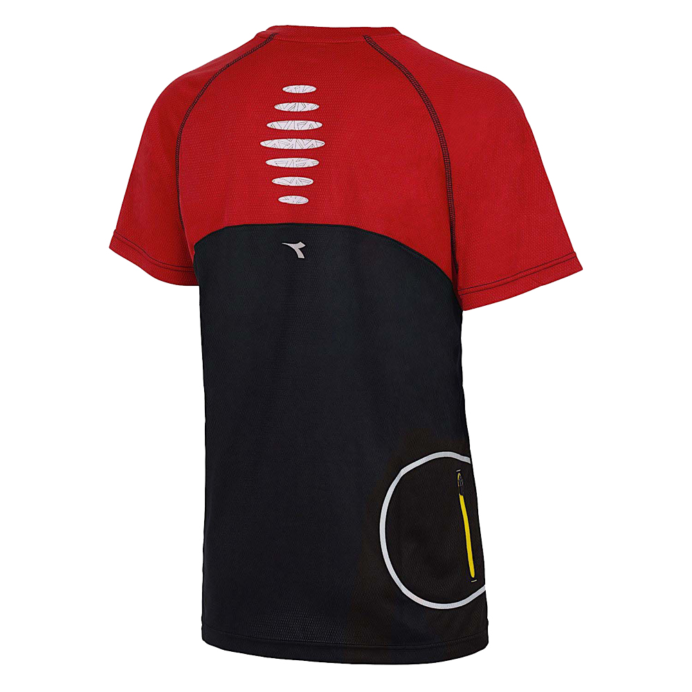 Tee-shirt de travail TRAIL SS à manches courtes rouge T2XL - DIADORA SPA - 702.170695