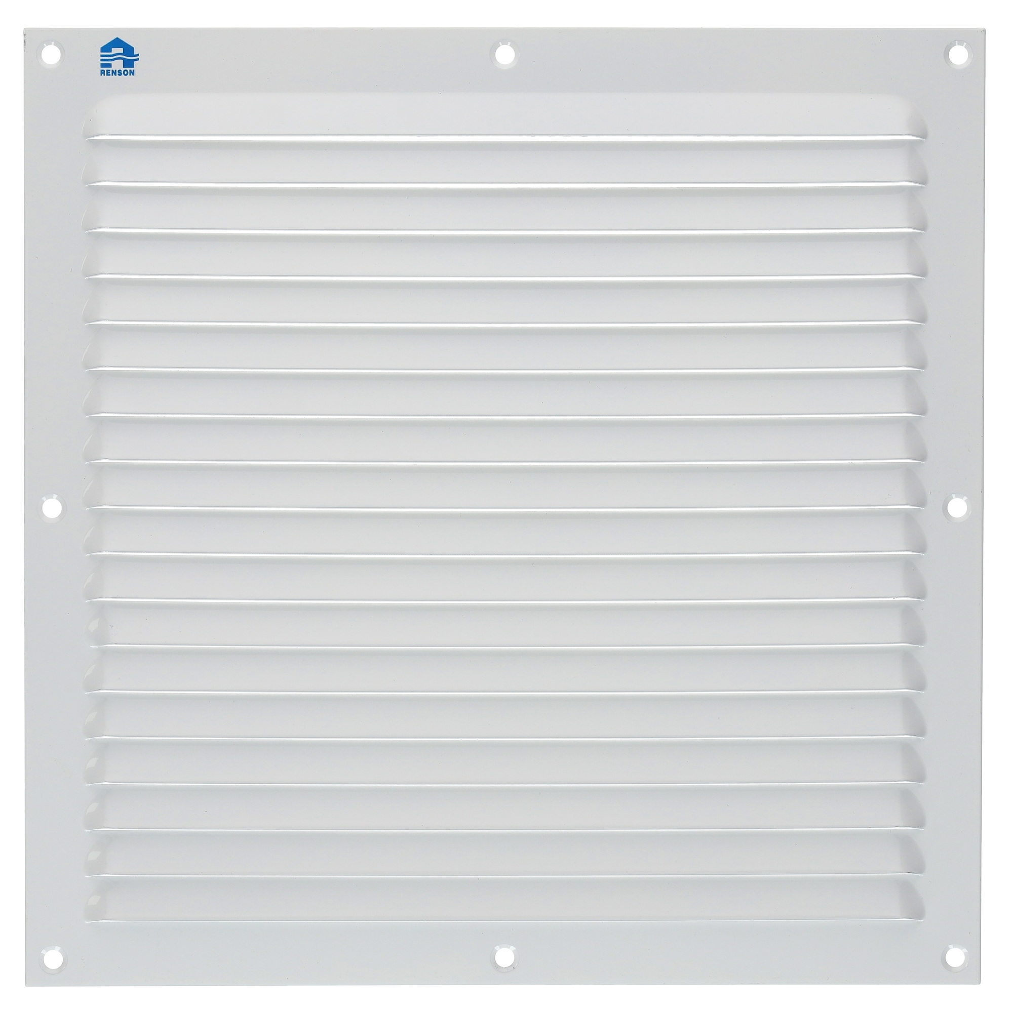 Grille à persienne 436 250x250mm époxy blanc NR RAL 9010 - RENSON - 42502506