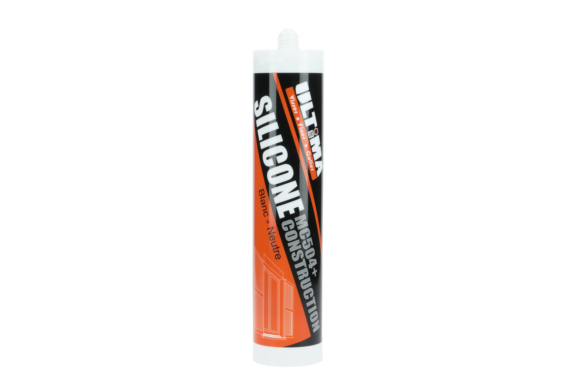 Silicone construction blanc 300 ml MC504 - ULTIMA - 16021