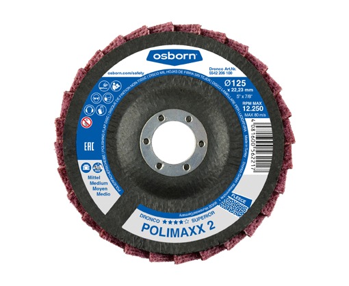 Disque à lamelles de polissage Polimaxx gros 125mm - DRONCO - 5542204100