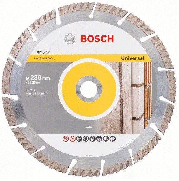 Disque 230x22,23x2,3x10mm diamant pour béton - BOSCH - 2608615065