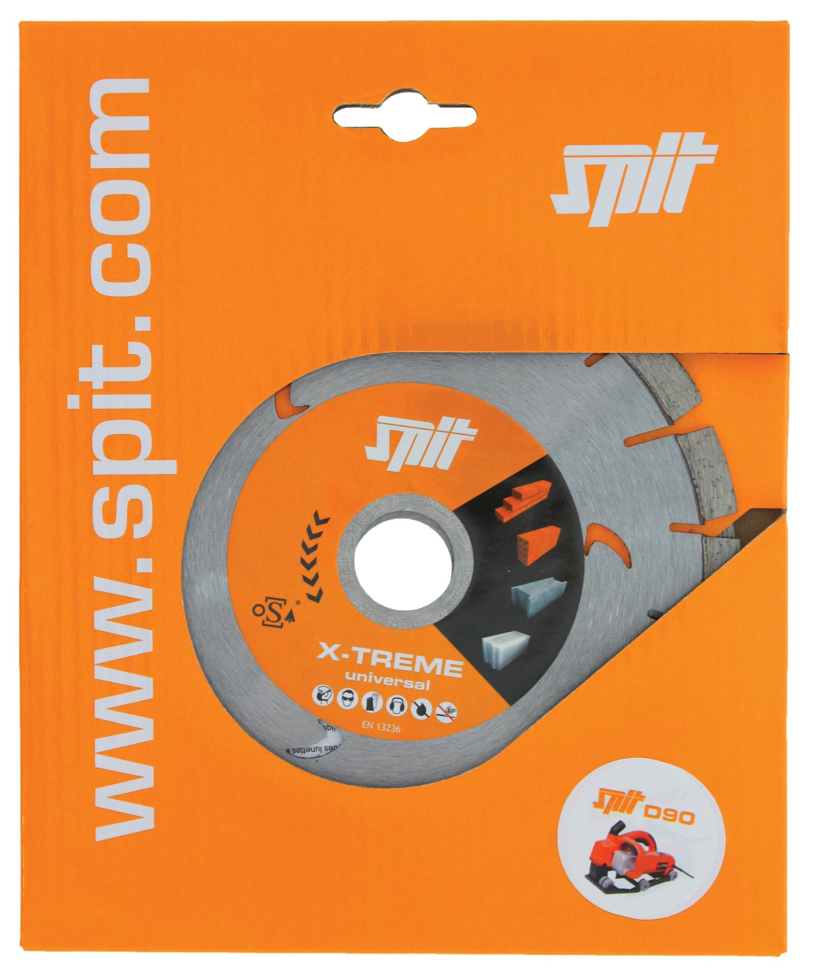 Disque diamant XTREME UNIVERSEL D125mm - SPIT - 610101