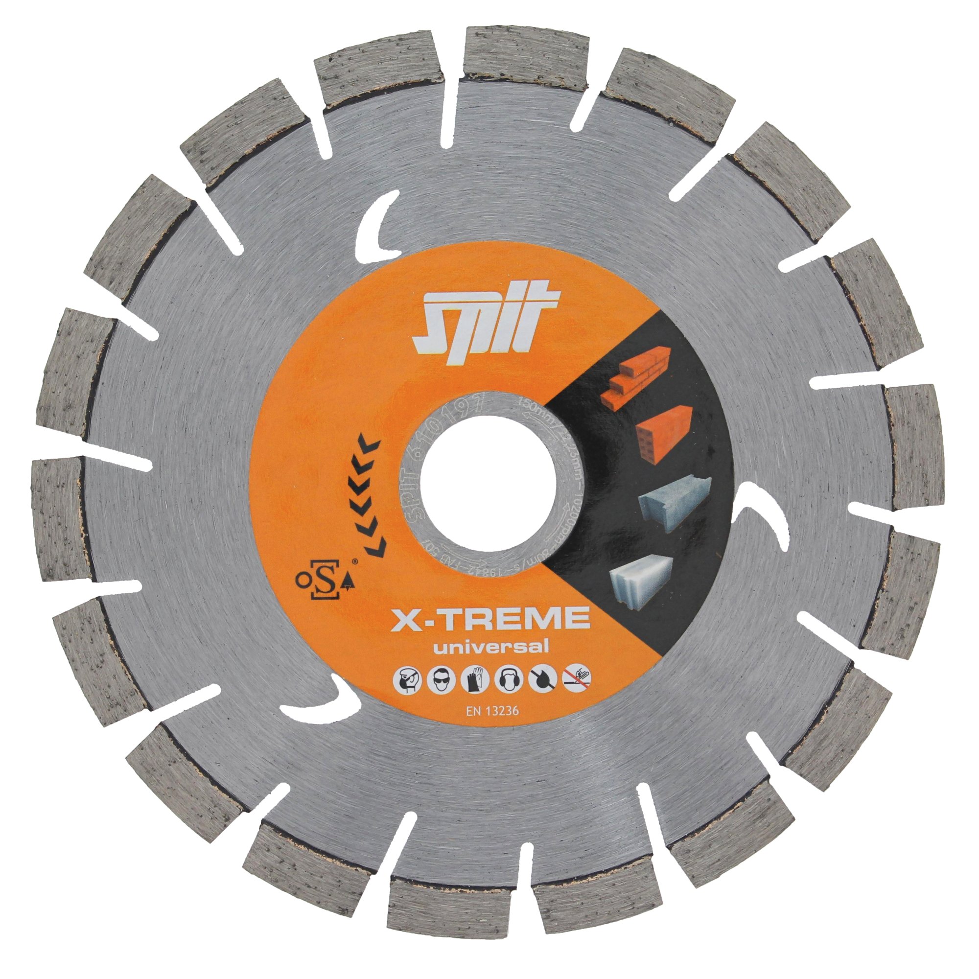 Disque diamant XTREME UNIVERSEL D125mm - SPIT - 610101