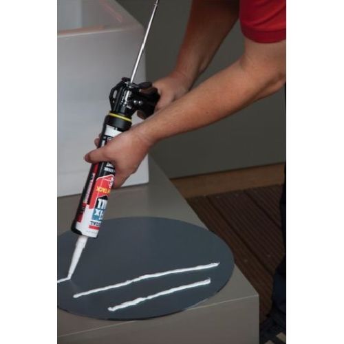 Mastic colle Fix All High Tack brun cartouche 290ml - SOUDAL - 100274