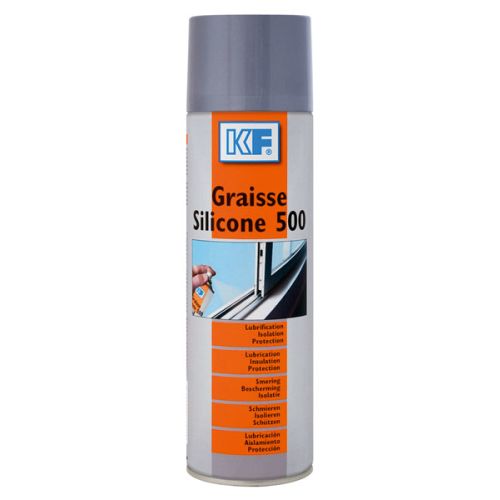 Graisse silicone 500 aérosol de 650ml brut / 400ml net  - KF - 6088