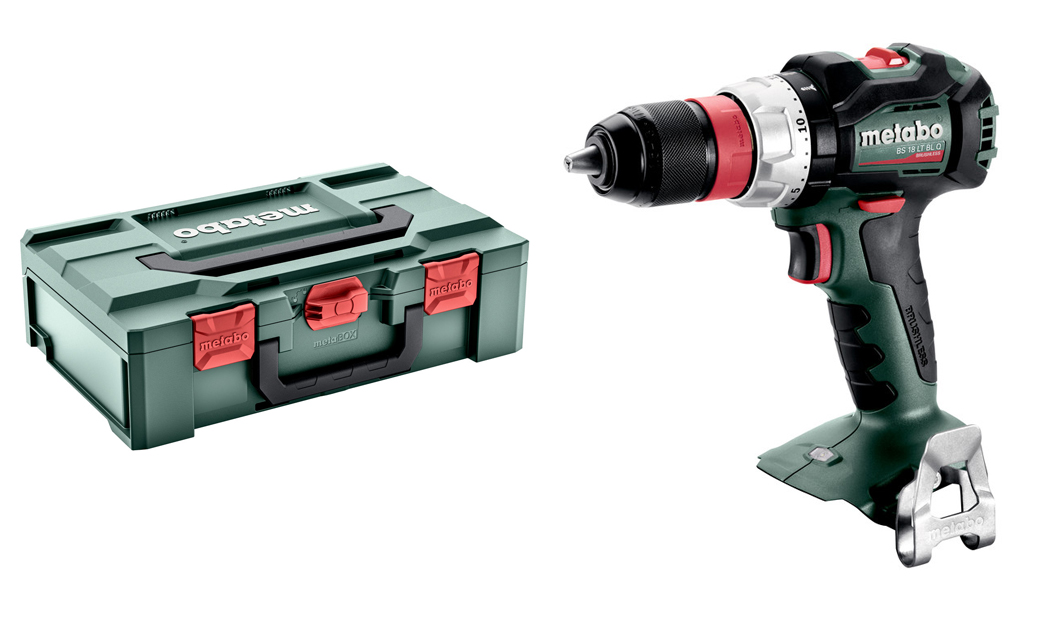 Perceuse-visseuse 18V BS 18 LT BL Q (sans batterie ni chargeur) + coffret Metabox - METABO - 602334840