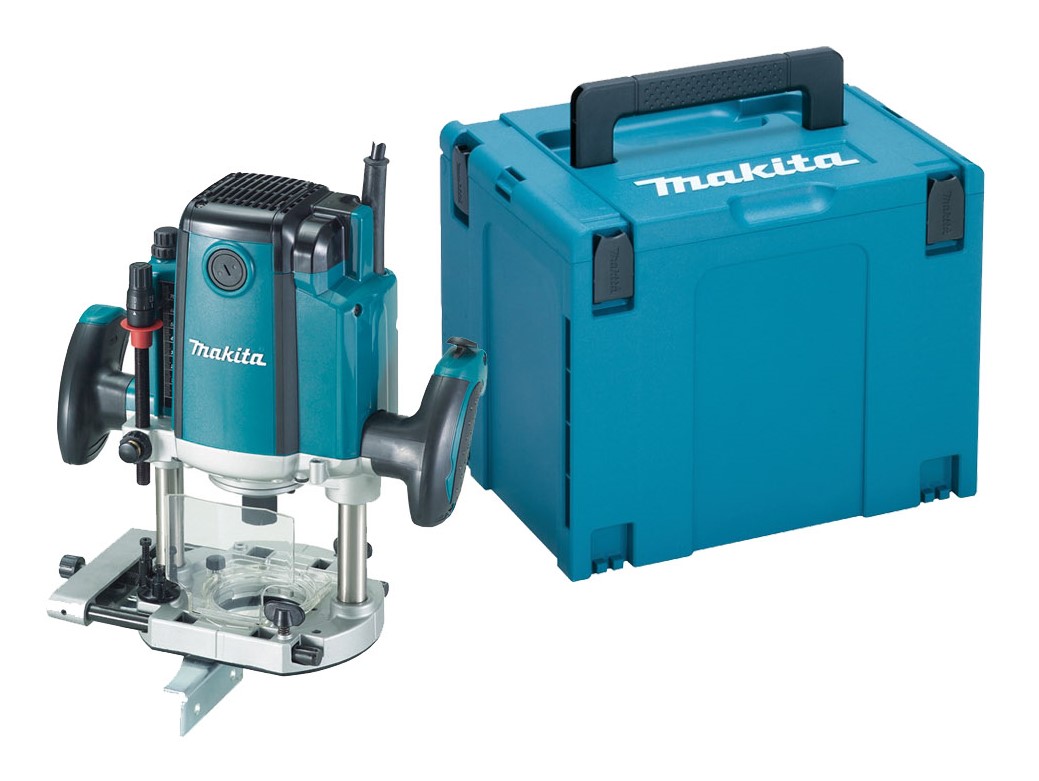 Défonceuse 12 mm 1850 W en coffret MAKPAC 4 - MAKITA - RP1800FXJ