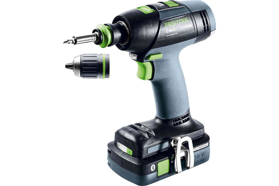 Perceuse-visseuse 18V T18+3HPC 4,0 I-Plus + 2 batteries 4Ah + chargeur + Systainer SYS3 - FESTOOL - 576446