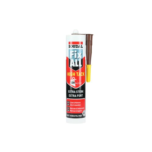 Mastic colle Fix All High Tack brun cartouche 290ml - SOUDAL - 100274