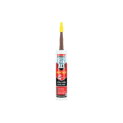 Mastic colle Fix All High Tack brun cartouche 290ml - SOUDAL - 100274