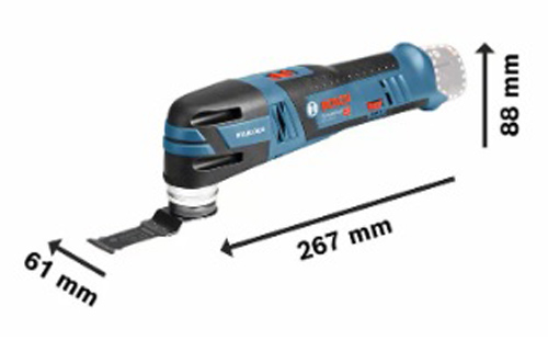 Découpeur-ponceur 12V GOP 12V-28 Professional (sans batterie ni chargeur) + coffret L-Boxx - BOSCH - 06018B5001