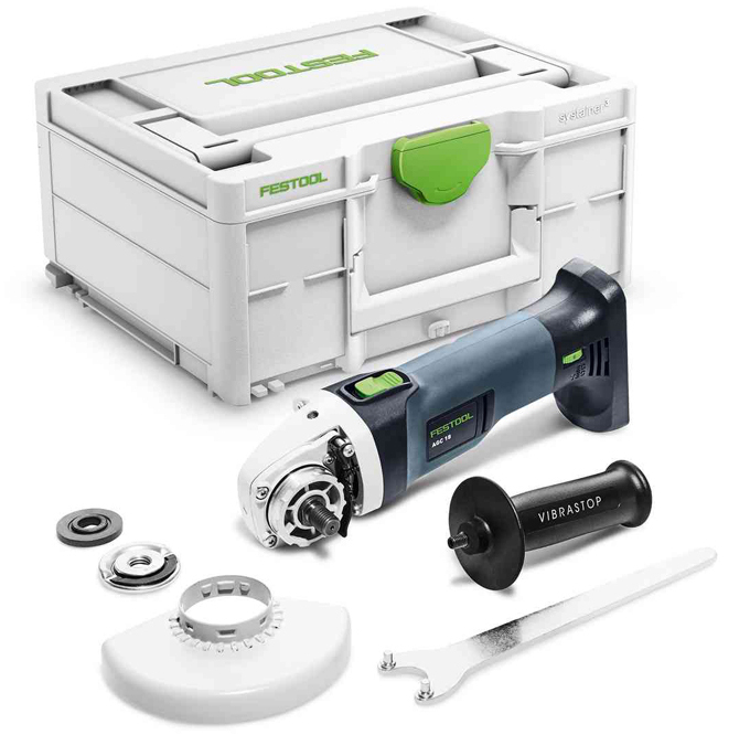 Meuleuse d'angle AGC 18-125 EB-Basic (sans batterie ni chargeur) en coffret SYSTAINER - FESTOOL - 576825