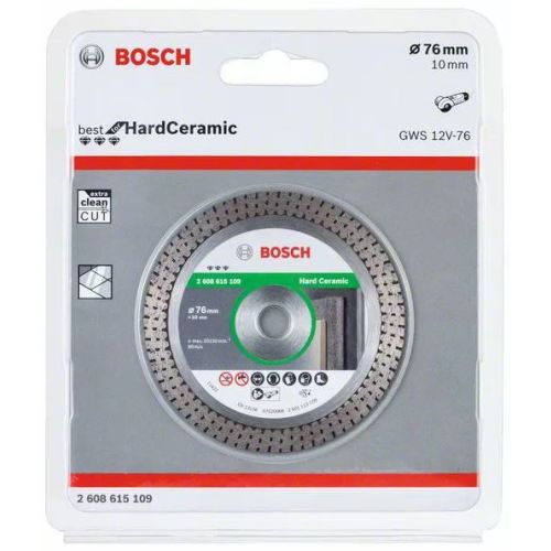 Disque hard céramique Ø76 GWS 12 76V-EC - BOSCH - 2608615109