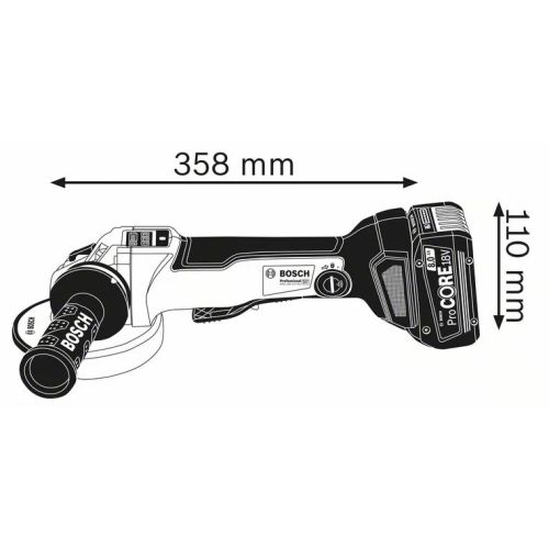 Meuleuse d'angle 18V GWS 18V-10 PSC (sans batterie ni chargeur) dans L-BOXX - BOSCH - 06019G3F0B