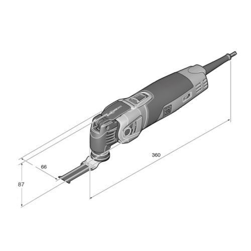 Scie oscillante 450W MULTIMASTER MM 700 MAX + coffret - FEIN - 72296862000