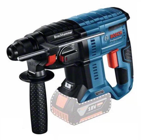 Perforateur burineur 18V GBH18V-21 avec 2 batteries 4Ah + chargeur + coffret L-BOXX - BOSCH - 0611911102