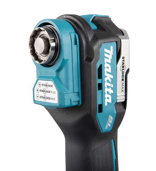 Découpeur-ponceur 18V + 2 batteries 5.0 Ah + chargeur + MAKPAC + accessoires - MAKITA - DTM52RTJX1