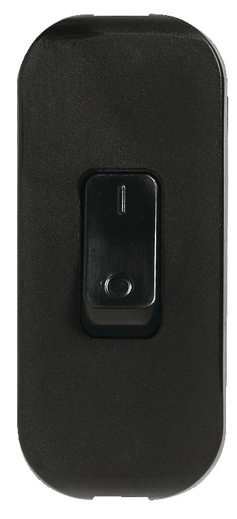Interrupteur à bascule 2 A 250 V coupure bipolaire à touche de couleur noir - LEGRAND - 040194