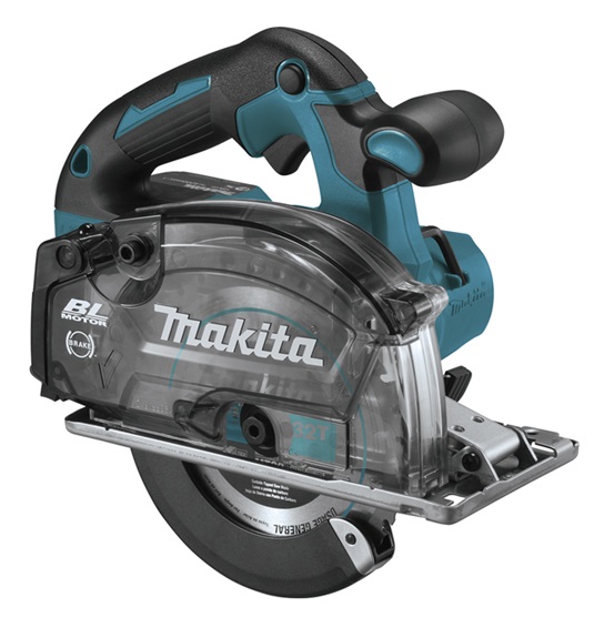 Scie circulaire à métaux 18V (sans batterie ni chargeur) + coffret Makpac 3 - MAKITA - DCS553ZJ