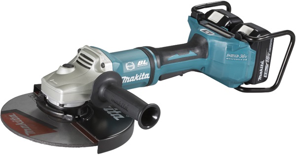 Meuleuse 36V 260mm + 2 batteries 5Ah + chargeur + coffret - MAKITA - DGA901T2U2