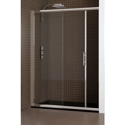 Paroi de douche coulissante CLASSIC MACAO 155/172 avec 1 volet fixe blanc - KINEDO - PA1646BTNE