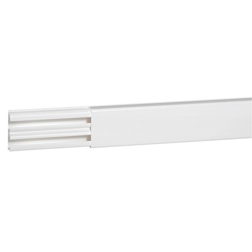 Moulure DLPLUS L 2,1m blanc 32x12,5mm 2 compartiments - LEGRAND - 030014